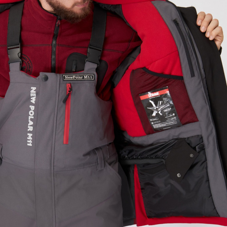 Костюм зимний Alaskan NewPolar M11 L красн/сер/черн