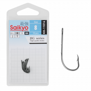 Крючки Saikyo KH-11014 Bait Holder BN № 8 (10шт) Крючки Saikyo KH-11014 Bait Holder BN № 8 (10шт)